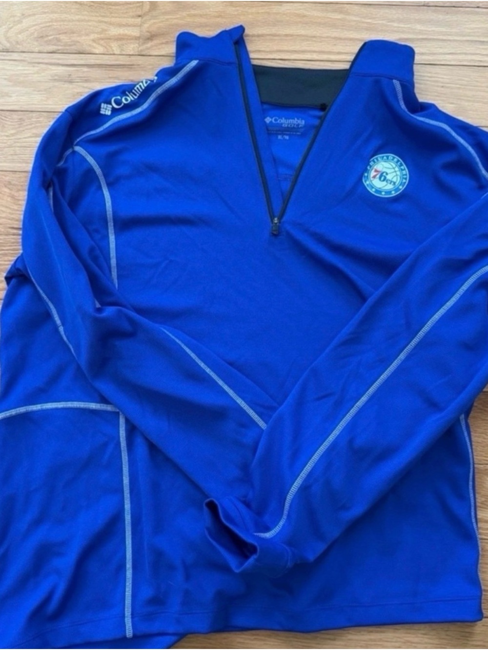Columbia Men’s Royal Blue Zip-Up Performance Pullover